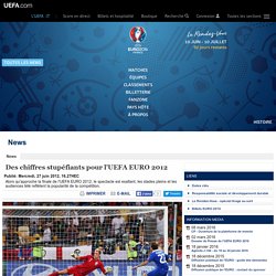 Des chiffres stupéfiants pour l'UEFA EURO 2012 - UEFA EURO