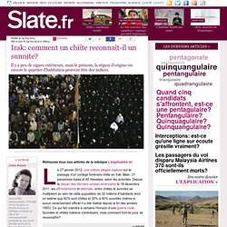 Irak: comment un chiite reconnaît-il un sunnite?