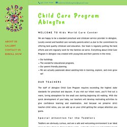 Child Care Program Abington