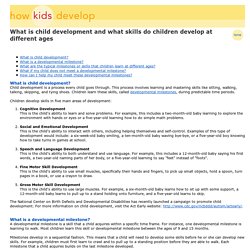 How A Child Develops - Develop Skills