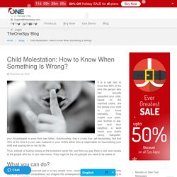 Child Molestation: How to Know When Something Is Wrong?