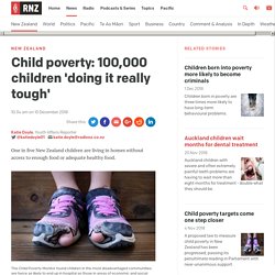 Child poverty: 100,000 children 'doing it really tough'