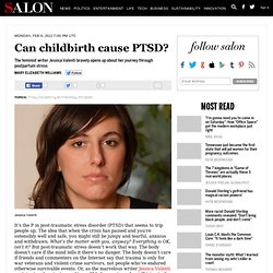Can childbirth cause PTSD?