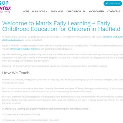 Long Day Childcare and Childhood education Hadfield - Matrix Early Learning