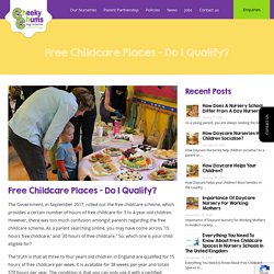 Free Childcare Places - Do I Qualify? - Cheekly Chums