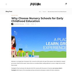 Why Choose Nursery Schools for Early Childhood Education