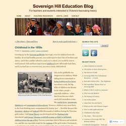 Sovereign Hill Education Blog
