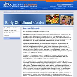 Early Childhood Center - Teaching Philosophy