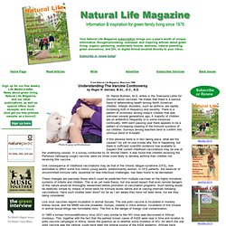 Childhood Vaccines - Natural Life Magazine - green family living