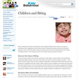 Children and Biting - Kids Behaviour