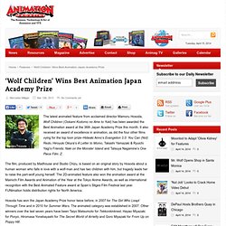 'Wolf Children' Wins Best Animation Japan Academy Prize