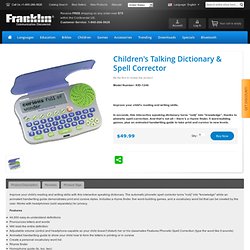 Children's Talking Dictionary & Spell Corrector