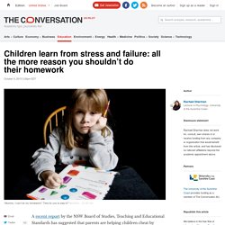 Why You Shouldn't Do Your Child's Homework