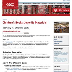 Children's Books (Juvenile Materials) - LMC @ GCC