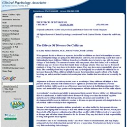 Children and Divorce - Essay Sample - Darwin Genome