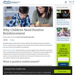 Why Children Need Positive Reinforcement