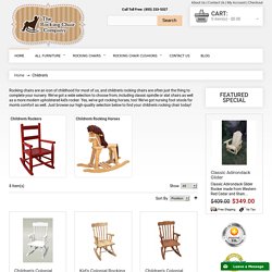 Children's Rocking Chairs at TheRockingChairCompany.com - The Rocking Chair Company