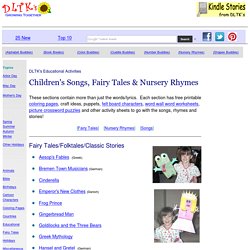 DLTK's Fairy Tales & Nursery Rhymes