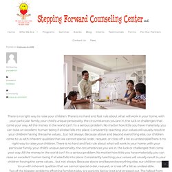 There is no right way to raise your children - Stepping Forward Counseling Center LLC