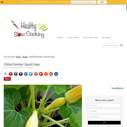 Chilled Summer Squash Soup