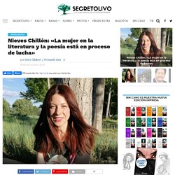 Nieves Chillón: "La mujer en la literatura y la poesía está en proceso de lucha"