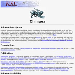 Chimaera Home Page