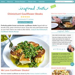 Chimichurri Cauliflower Steaks