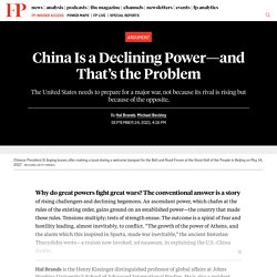 China Is a Declining Power—and That's the Problem