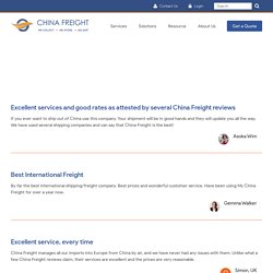 China Freight review