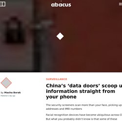 China’s ‘data doors’ scoop up information straight from your phone