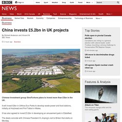 China invests £5.2bn in UK projects - BBC News