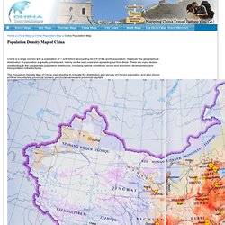 China Map - China Population Density Map