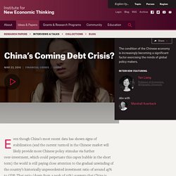 China’s Coming Debt Crisis?
