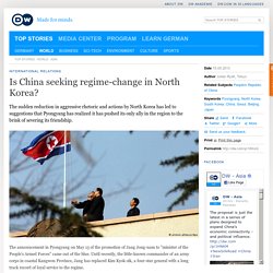 Is China seeking regime-change in North Korea?