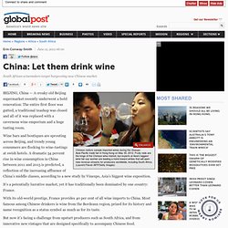 China: Let them drink wine