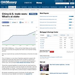 China-U.S. trade wars: What's at stake - Oct. 13