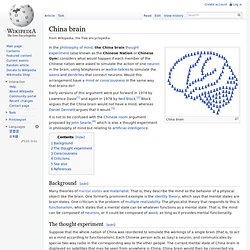 China brain