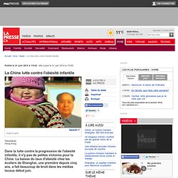 La Chine lutte contre l'obésité infantile