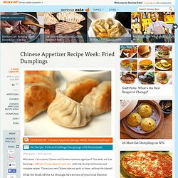 Chinese Appetizer Recipe Week: Fried Dumplings