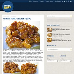 Chinese Honey Chicken Recipe