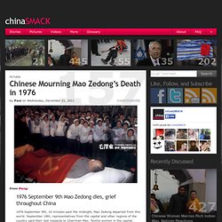 Chinese Mourning Mao Zedong’s Death in 1976