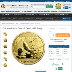 Chinese Panda Gold - 3 Gram, .999 Purity