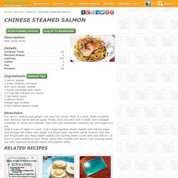 Chinese Steamed Salmon