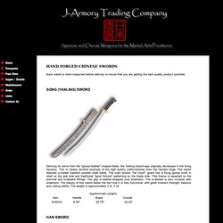 Paul Chen Chinese swords, Song, Tai Chi,  Forged, Folded