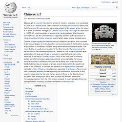History of Chinese art