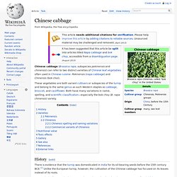 Chinese cabbage - Wikipedia, the free encyclopedia - Iceweasel