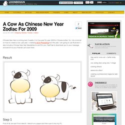 A Cow As Chinese New Year Zodiac For 2009 » LoonDesign