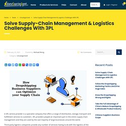 Solve Supply-Chain Management & Logistics Challenges With 3PL - ChineseSourcingAgent.com