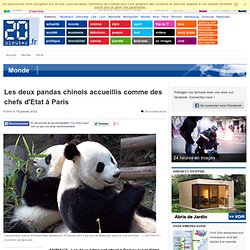 Les deux pandas chinois accueillis comme des chefs d'Etat à Paris