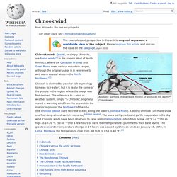 Chinook wind